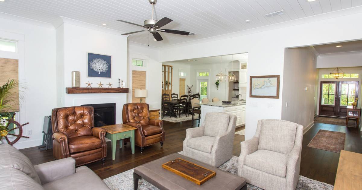 Interior of a custom home by Urban Infill in Pensacola, FL